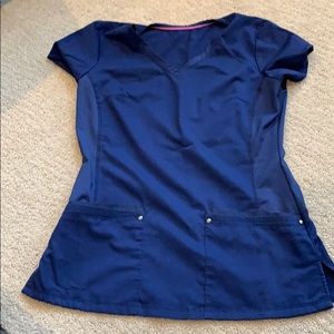 Navy scrub top